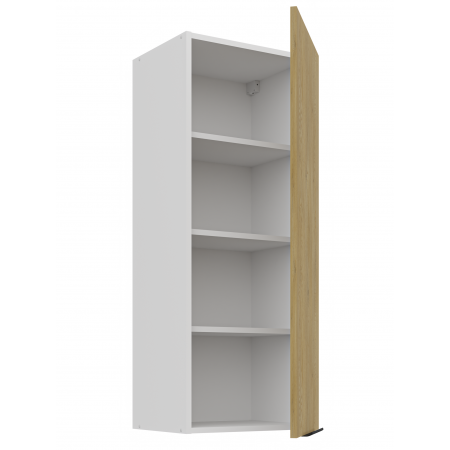 Szafka kuchenna wisząca 50 cm wysoka CREMA dąb cremona / biały mat 50 G-108 1F